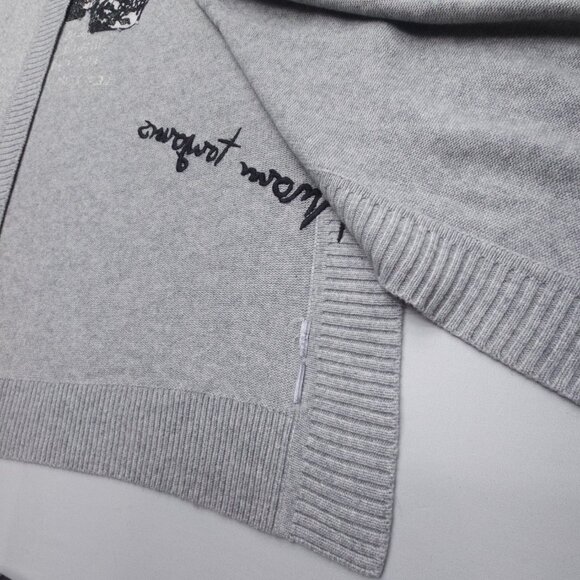 Zadig & Voltaire Inna Tattoo Cashmere Cardigan M/L - Picture 10 of 14